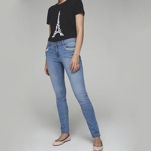 NWT Karl Lagerfeld Skinny Jeans w/Pearls!!!